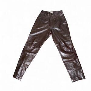 August Max Dark Leather Garment